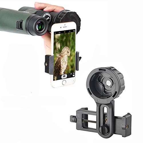  Gosky Spotting Scope Smartphone Camera Adapter, Telescope Camera Adapter, Cell Phone Adapter Mount for Binocular Monocular