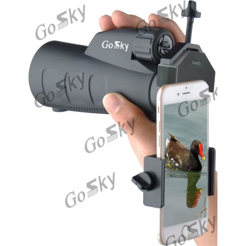  Gosky Cell Phone Adapter Mount - Compatible Binocular Monocular Spotting Scope Telescope Microscope-Fits almost all Smartphone on the Market -Record the Nature the World