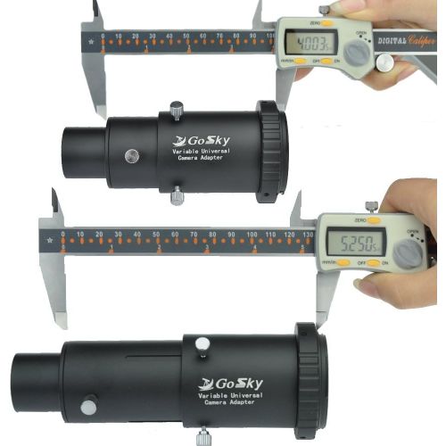  [아마존베스트]Gosky Deluxe Telescope Camera Adapter Kit for Canon EOS/Rebel DSLR - Prime Focus and Variable Projection Eyepiece Photography - Fits Standard 1.25 Telescopes - Accepts 1.25 Eyepiec
