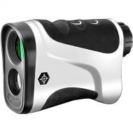 Gosky Golf Rangefinder - Laser Range Finder with Ranging, Scan, Speed Function - Free Battery (LE600G, 650yd600m)