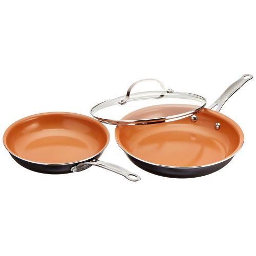  Gotham Steel 15 piece Pan Set, Nonstick Copper Cookware Set
