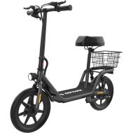 Gotrax FLEX Electric Scooter with Seat for Adult, 18.6Miles Range&15.5Mph Power by 400W Motor, 14