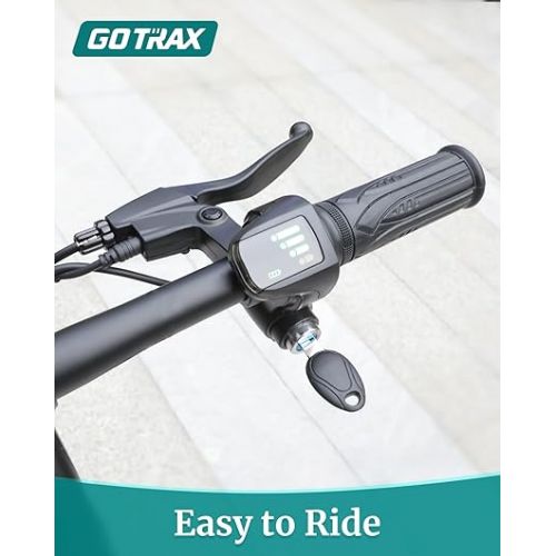  Gotrax S3 Electric Bike, 16x3.0 Fat Tire Electric Bicycle Adults, 750W Peak Motor, Max Range 25 Miles, Up to 20 Mph, Removable Battery, Adjustable Seat, Folding Electric Bike for Adults/Teens 13+