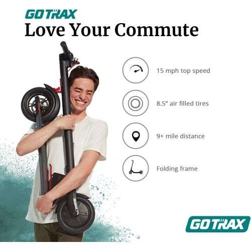  [아마존핫딜][아마존 핫딜] Gotrax GXL V2 Commuting Electric Scooter - 8.5 Air Filled Tires - 15.5MPH & 9-12 Mile Range - Version 2 (V2)