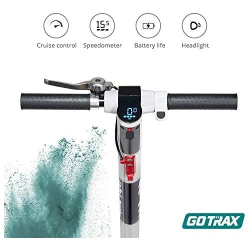  Gotrax XR Ultra Electric Scooter, LG Battery 36V/7.0AH Up to 17 Miles Long-Range, Powerful 300W Motor & 15.5 MPH, UL Certified Adult E-Scooter for Commuter