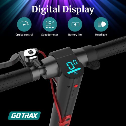  Gotrax GXL V2 Commuting Electric Scooter - 8.5 Air Filled Tires - 15.5MPH & 9-12 Mile Range - Version 2