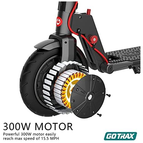  Gotrax XR Ultra Electric Scooter, LG Battery 36V/7.0AH Up to 17 Miles Long-Range, Powerful 300W Motor & 15.5 MPH, UL Certified Adult E-Scooter for Commuter