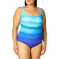 Gottex Women's Shaped Square Neck One Piece Swimsuit