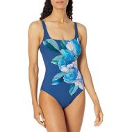 Gottex Women's Standard Wild Flower Square Neck One Piece