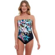 Gottex Women's Standard Dusk Bloom Bandeau One Piece