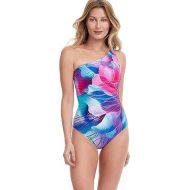 Gottex Women's Standard Golden Blossom Shoulder One Piece