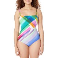 Gottex Women's Standard Diagonal Dreams Bandeau One Piece