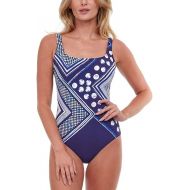 Gottex Women's Standard Chic Point Square Neck One Piece