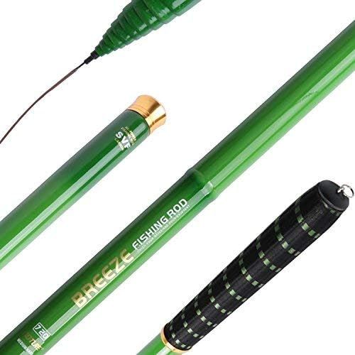  Goture//Telescopic Tenkara Fishing Rod//Ultralight Travel Fishing Rod,Portable Collapsible Bass Crappie Rod,1 Piece Carbon Fiber Inshore Stream Trout Pole 10 12 15 18 21 24 Free Ti