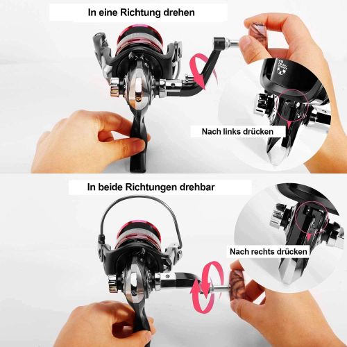  [아마존베스트]Goture Spinning reel, fishing reels, stainless steel, left/right, interchangeable reel