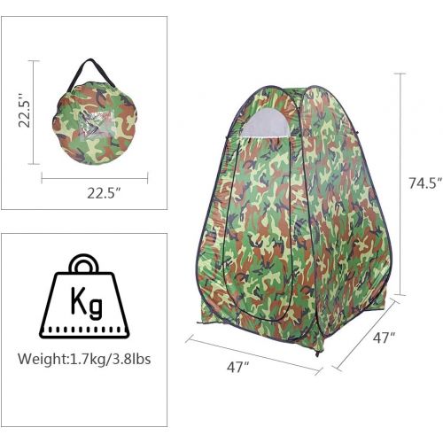  Goujxcy Pop Up Privacy Tent,Instant Portable Outdoor Shower Tent, Camp Toilet,Changing Dressing for Camping & Beach