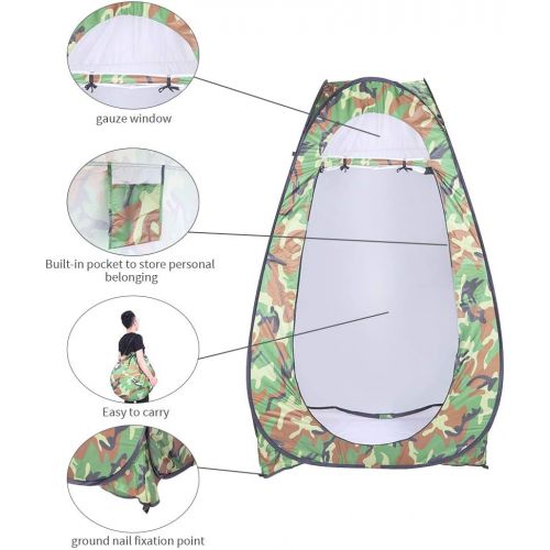  Goujxcy Pop Up Privacy Tent,Instant Portable Outdoor Shower Tent, Camp Toilet,Changing Dressing for Camping & Beach
