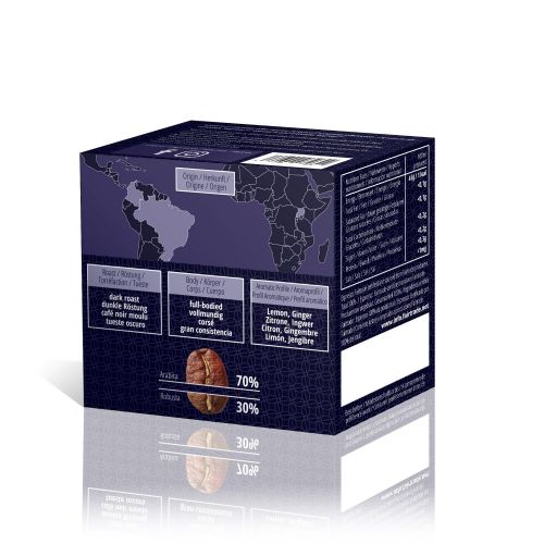  Gourmesso LateNite Lemur - 10 High Intensity Espresso Capsules Compatible With Nespresso Original Machines 100% Fair Trade Coffee Super Intense Dark Espresso Pods