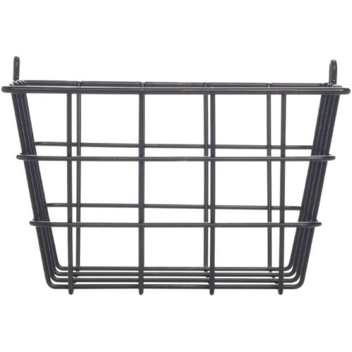  [아마존핫딜][아마존 핫딜] Gourmet Basics by Mikasa 5217596 General Store 2-Tier Metal Mini Countertop Fruit Storage Basket, Antique Black