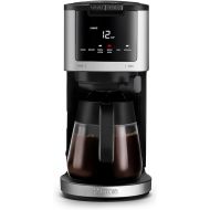 Gourmia 2-in-1 Single Serve Pod + 12-Cup Coffee Maker with Adjustable Up To 4-Hour Keep Warm