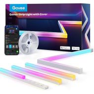 Govee RGBIC LED Strip Lights 16.4ft with Covers, Smart LED Lights Work with Alexa and Google Assistant, LED Diffuser Channel with LED Lights for Bedroom, Ceilings, Skirting Lines, Cabinet