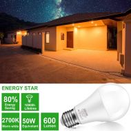 [아마존 핫딜] [아마존핫딜]Sensor Light Bulbs Dusk to Dawn Light Bulb, Govee 7W Smart Automatic LED Bulbs with Auto on/off, Indoor / Outdoor Lighting Lamp for Porch, Hallway, Patio, Garage (E26/E27, Soft Whi