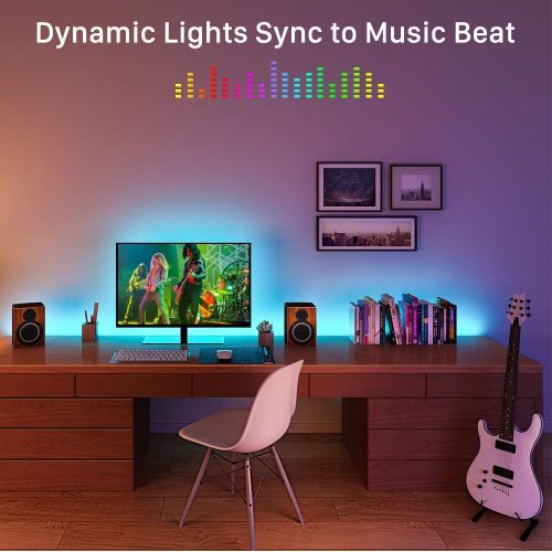  [아마존 핫딜] Smart LED Strip Lights, Govee RGBWW WiFi Light Strip Works with Alexa Google Home, 16 Million Colors, Warm White and Cool White, Wake-Up Lighting App Control for Bedroom, Living Ro