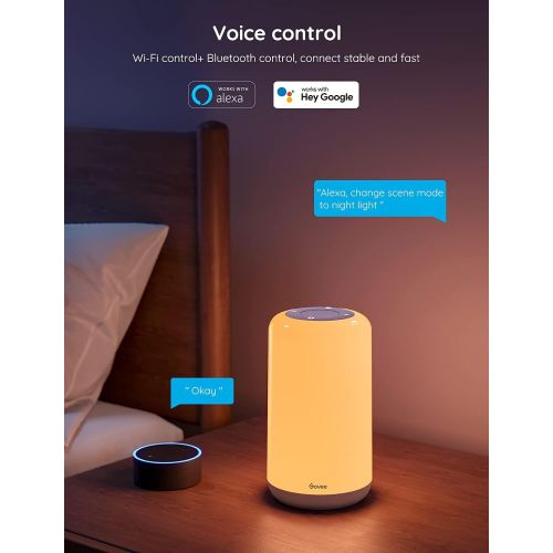  Govee Electric Space Heater Bundle with Govee Table Lamp, Compatible with Alexa & Google Assistant, Suitable for Bedroom, Office, Living Room