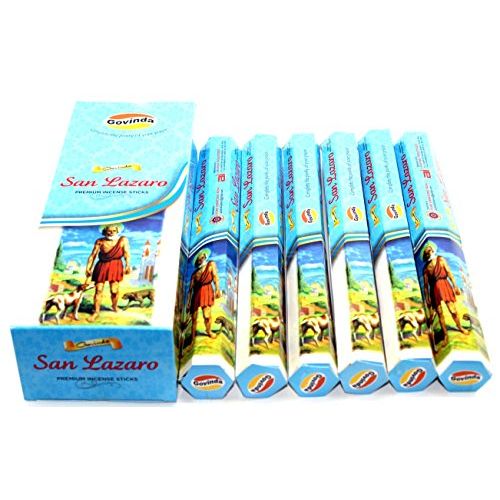  인센스스틱 Govinda Incense - San Lazaro - 120 Incense Sticks, Premium Masala Incense