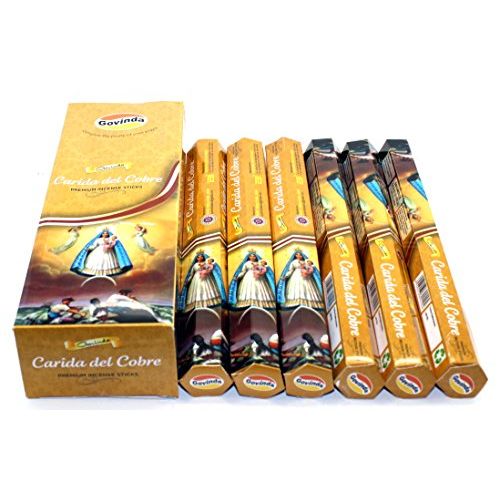  인센스스틱 Govinda Incense - Caridad Del Cobre - 120 Incense Sticks, Masala Coated Incense