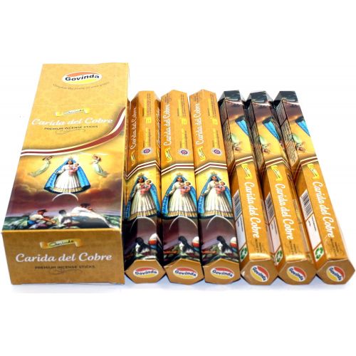  인센스스틱 Govinda Incense - Caridad Del Cobre - 120 Incense Sticks, Masala Coated Incense