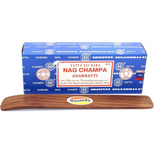  인센스스틱 Govinda - Bangalore (BNG) Nag Champa Argarbatti 250 Grams with Incense Holder