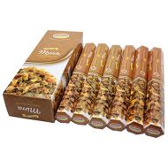 인센스스틱 Govinda Incense - Myrrh - 120 Incense Sticks, Premium Incense, Masala Coated