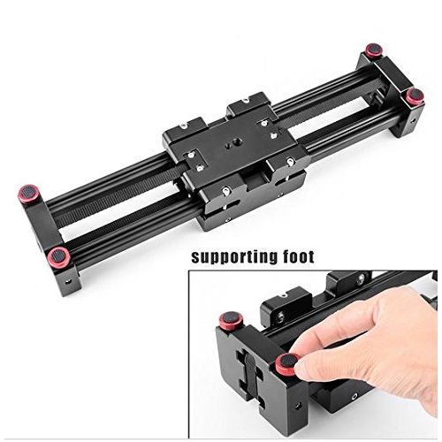  Gowe GOWE DSLR Rail Slider for Camera Video Dolly Track+Folding Z flex Tilt Ball Head Quick Release Plate Camera Mounting