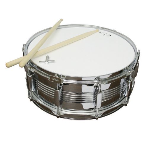  GP Percussion SDC201 14-inch, 10-Lug Metal Snare Drum