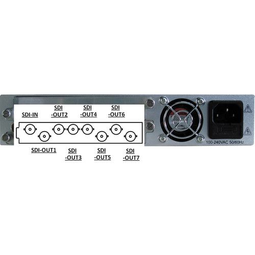  Gra-Vue MVIO VSD-RC 1 x 7 SD-SDI/ASI Digital Video Signal Distribution Amplifier with Reclocking