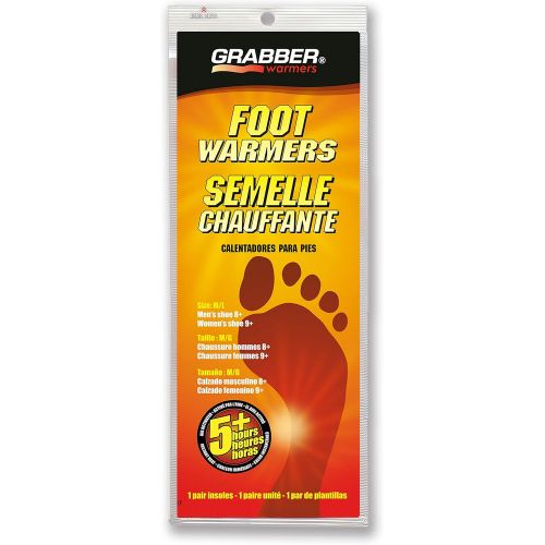  Grabber Insole Foot Warmers - Long Lasting Safe Natural Odorless Air Activated Warmers - Up to 5...