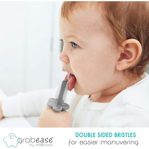 [아마존베스트]Grabease Double Sided Toothbrush  Baby Toothbrush for 6 Months to 4 Years Old with Soft Bristles ...