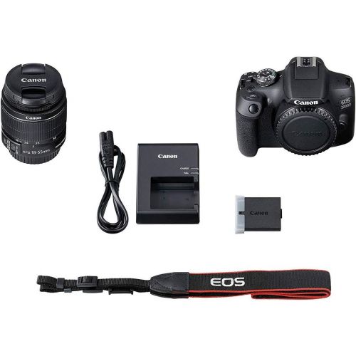  Grace Photo Canon EOS 2000D / Rebel T7 DSLR Camera with EF-S 18-55mm f/3.5-5.6 III Bundle