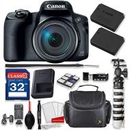 Grace Photo Canon PowerShot SX70 HS Digital Camera Kit + 32GB High Speed Memory Card + Extra Battery + Professional Accessory Bundle