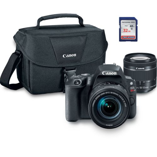  Grace Photo Canon EOS Rebel SL2 Digital SLR Camera Kit with EF-S 18-55mm STM + ES100 Case + 32GB Class 10 SD Card - International Version