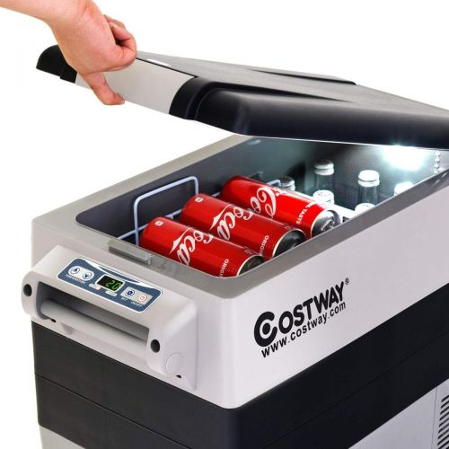  GraceShop 54-Quarts Portable Electric Car Cooler Refrigerator is a Powerful and Portable Refrigerator which can be Used at Home or in Travelling.