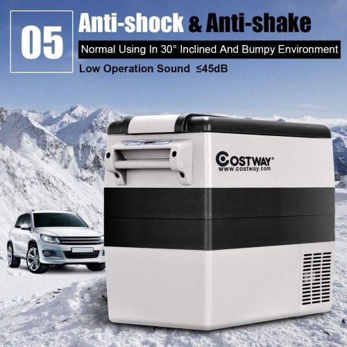  GraceShop 54-Quarts Portable Electric Car Cooler Refrigerator is a Powerful and Portable Refrigerator which can be Used at Home or in Travelling.