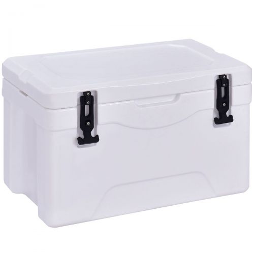  GraceShop White 32 Quart Sports Heavy Duty Insulated Fishing Camping Cooler Come and Have a Look at Our Insulated 32-Quart New Cooler. Cooler is of. It has a Compact White Appearan