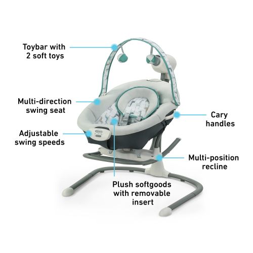 그라코 Graco Duet Sway Swing with Portable Rocker, Nepal