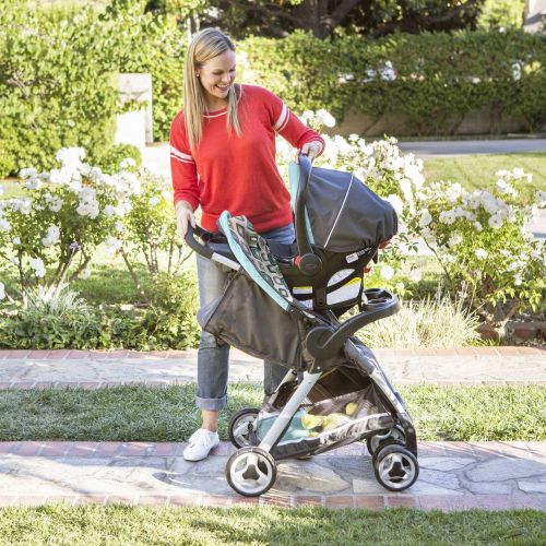 그라코 Graco FastAction Fold Click Connect Travel System, Bennett