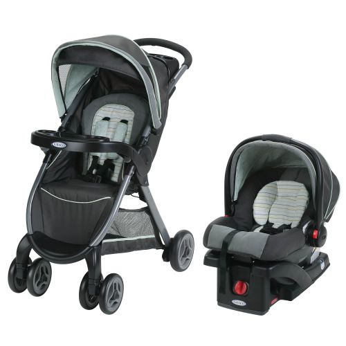 그라코 Graco FastAction Fold Click Connect Travel System, Bennett