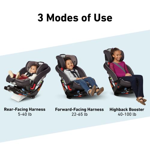 그라코 Graco Recline N Ride 3-in-1 Car Seat featuring On the Go Recline, Murphy