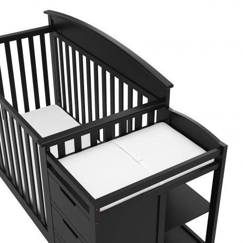 그라코 Graco Benton 5 in 1 Crib and Changer Black