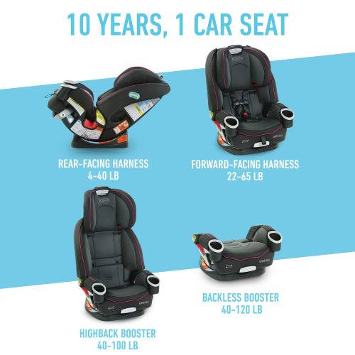 그라코 Graco 4Ever DLX 4-in-1 Convertible Car Seat, Joslyn